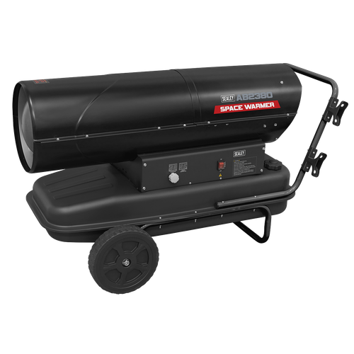 Sealey AB2380 Space Warmer® Kerosene/Diesel Heater with Wheels 240,000Btu/hr