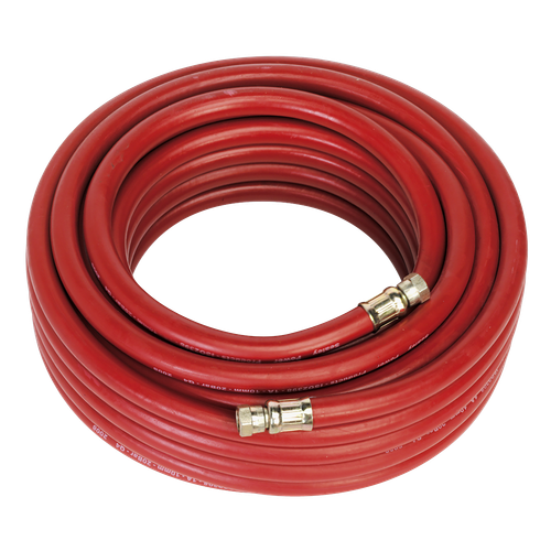 Sealey AHC1538 Air Hose with 1/4"BSP Unions 15m x 10mm