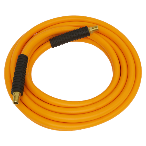 Sealey AHHC1038 High-Visibility Hybrid Air Hose with 1/4"BSP Unions 10m x 10mm