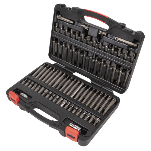 Premier Platinum AK21974P Premier TRX-Star*/Security TRX-Star*/Hex/Ribe/Spline Bit Set 3/8" & 1/2"Sq Drive 74pc