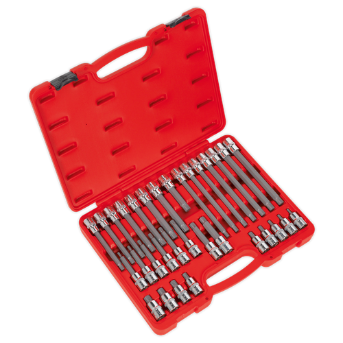 Premier AK2198 Ribe Socket Bit Set 1/2"Sq Drive 32pc