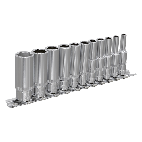 Premier AK2671 Imperial Deep Socket Set 1/4"Sq Drive 11pc
