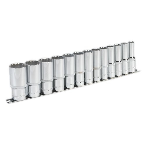 Premier AK2675 Imperial Deep Socket Set 1/2"Sq Drive 12-point 13pc