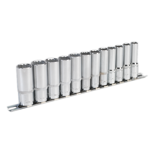 Premier AK2683 Deep Socket Set 3/8"Sq Drive 12-point 12pc