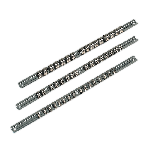 Premier AK270 Socket Retaining Rail Set 1/4", 3/8" & 1/2"Sq Drive 3pc