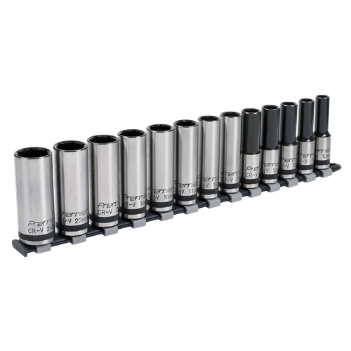 Premier Black AK2745B Deep Lock-On™ Socket Set 1/2"Sq Drive 13pc