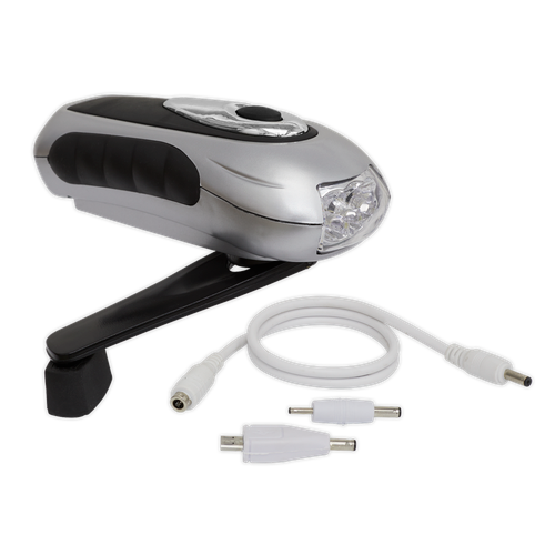 Sealey AK3305 Rechargeable Wind-Up Torch 3 LED