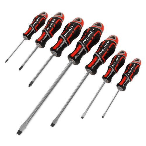 Premier AK4325 GripMAX® Screwdriver Set 7pc - Red