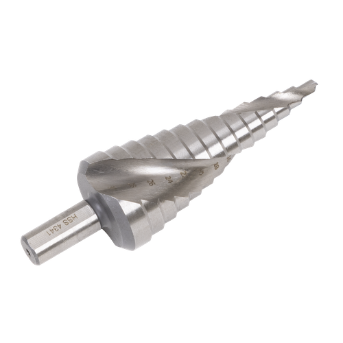 Sealey AK4748 Spiral Flute HSS 4341 Step Drill Bit 4-30mm