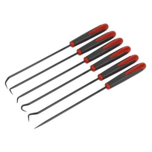 Sealey AK5215 Extra-Long Pick & Hook Set 6pc
