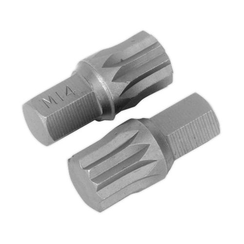 Premier AK5532 Spline Bit M14 x 30mm - Pack of 2