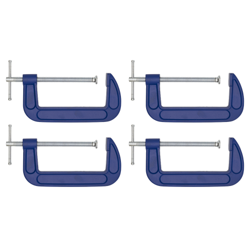 Sealey AK60064 G-Clamp 150mm 4pc