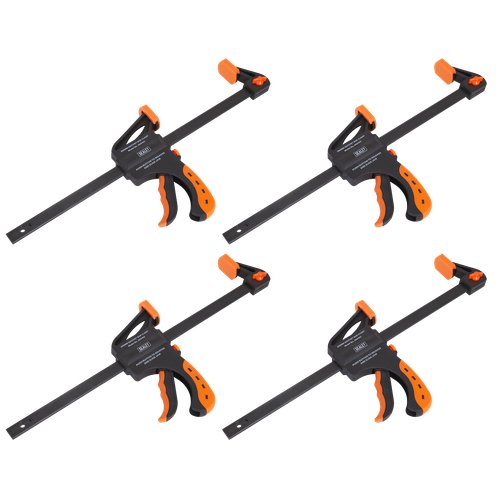 Sealey AK61024 Ratchet Bar Clamp Set 300mm 4pc