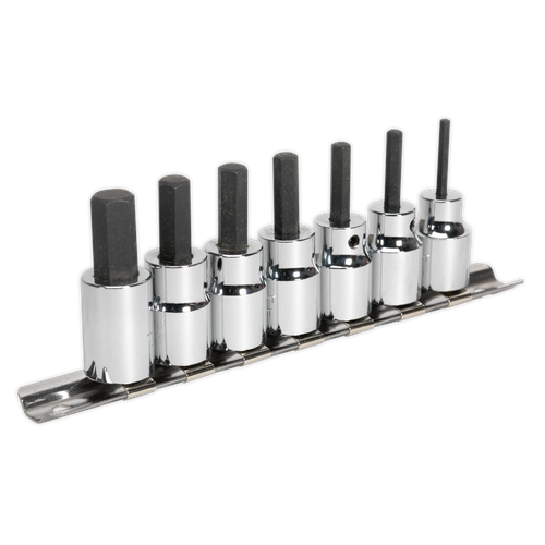 Premier AK62253 Hex Socket Bit Set 3/8"Sq Drive 7pc