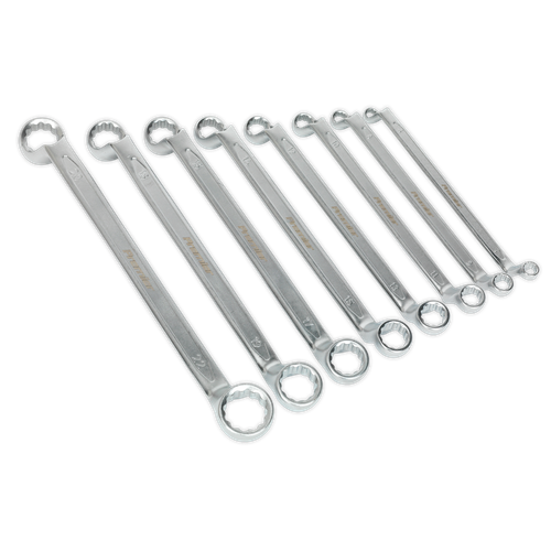 Premier AK6327 Offset Double End Ring Spanner Set 8pc