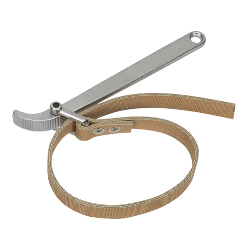 Sealey AK6404 Oil Filter Strap Wrench 60-140mm Capacity
