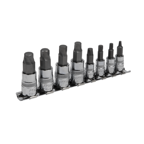 Premier AK65600 Lock-On™ Hex Socket Bit Set 1/4" & 3/8"Sq Drive 8pc