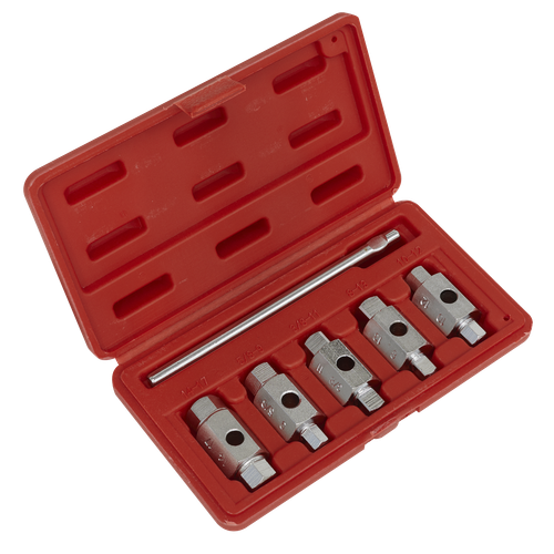 Sealey AK659 Double End Drain Key Set 6pc