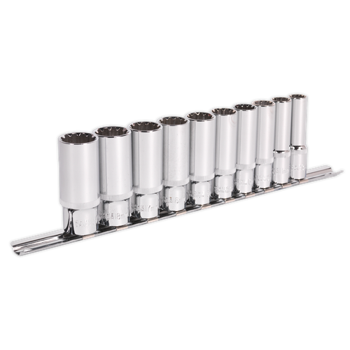 Premier AK69910D Total Drive® Deep Socket Set 3/8"Sq Drive 10pc
