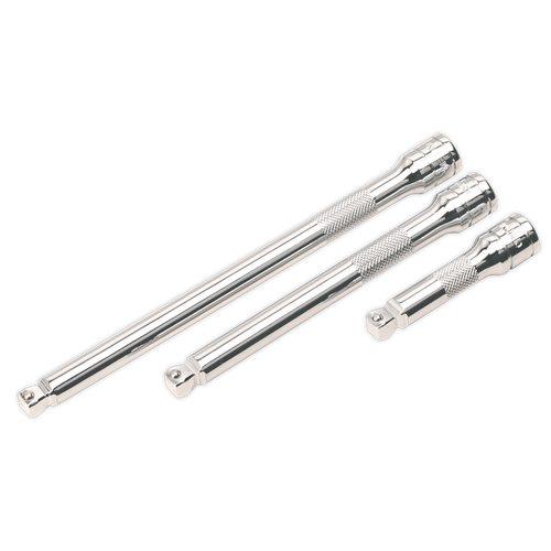 Premier AK763 Wobble/Rigid Extension Bar Set 3/8"Sq Drive 3pc