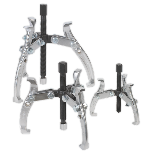 Sealey AK78 Reversible Triple Leg Puller Set 3pc