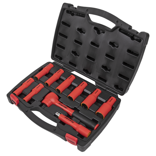 Premier AK7943 Insulated Socket Set 1/2"Sq Drive 10pc - VDE Approved