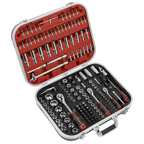 Premier AK7981 Socket Set 1/4", 3/8" & 1/2"Sq Drive 172pc