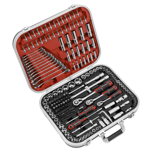 Premier AK7982 Socket Set 1/4", 3/8" & 1/2"Sq Drive 216pc