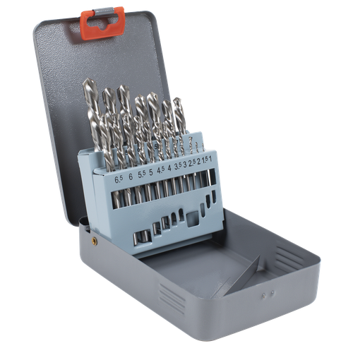Sealey AK8190 Left-Hand Spiral Drill Bit Set 19pc