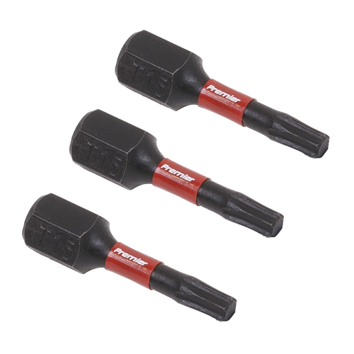 Premier AK8216 TRX-Star* Impact Power Tool Bits T15 x 25mm 3pc