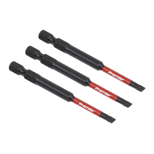 Premier AK8251 Slotted Impact Power Tool Bits 4.5 x 75mm 3pc