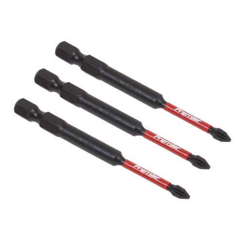 Premier AK8254 Phillips Impact Power Tool Bits #1 x 75mm 3pc