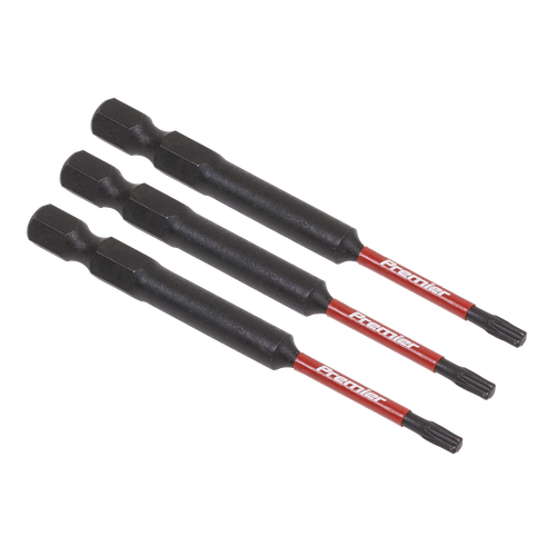 Premier AK8265 TRX-Star* Impact Power Tool Bits T10 x 75mm 3pc