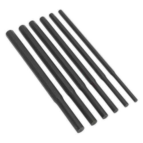 Premier AK91226 Heavy-Duty Parallel Pin Punch Set 6pc