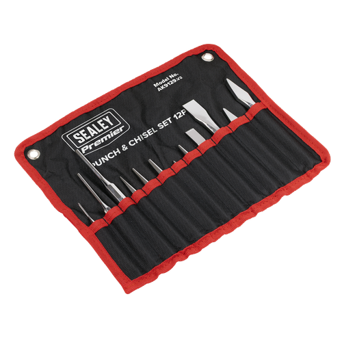 Premier AK9129 Punch & Chisel Set 12pc