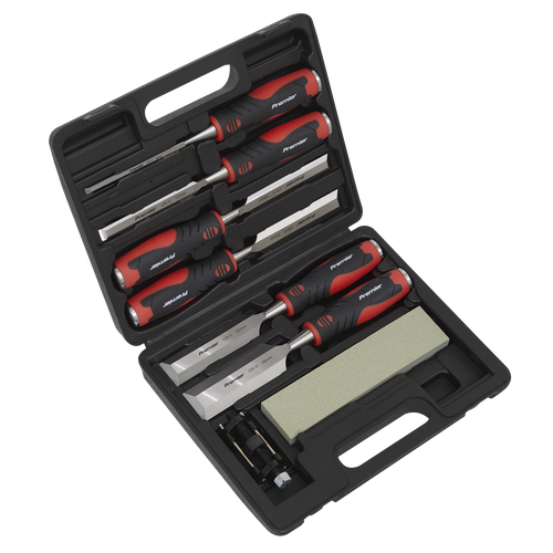 Premier AK9240 Hammer-Thru Wood Chisel Set 8pc