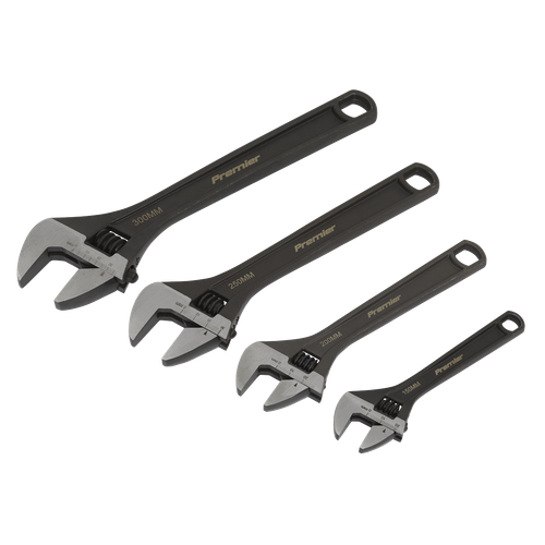 Premier AK9567 Adjustable Wrench Set 4pc