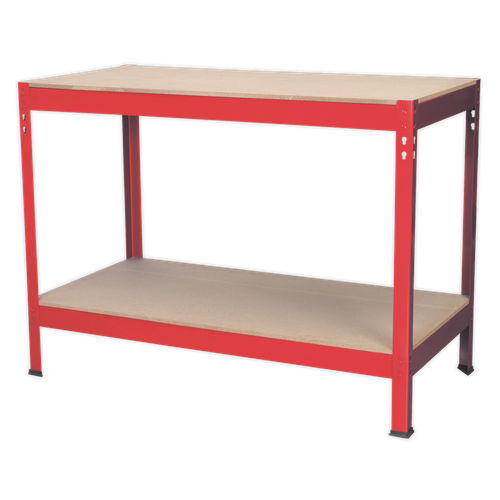 Sealey AP1210 Steel Workbench with Wooden Top 1.2m