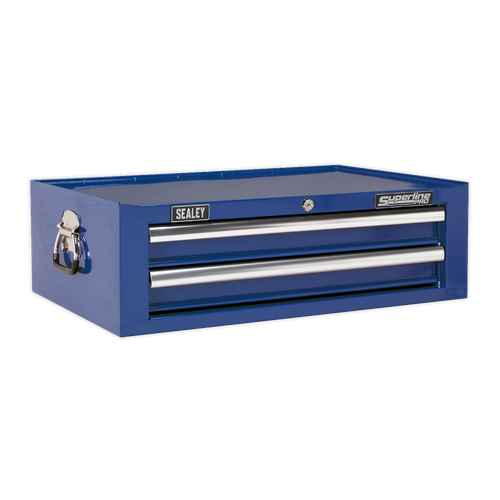 Superline Pro AP26029TC Mid-Box Tool Chest 2 Drawer - Blue