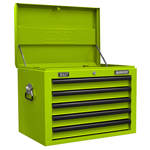 Superline Pro AP26059THV Topchest 5 Drawer - Green/Black