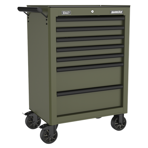 Superline Pro AP26479TK Heavy-Duty Rollcab 7 Drawer - Khaki