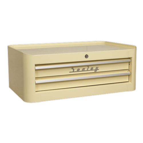Premier AP28102 Retro Style Mid-Box Tool Chest 2 Drawer