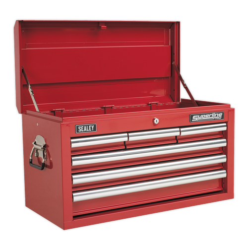 Superline Pro AP33069 Topchest 6 Drawer - Red