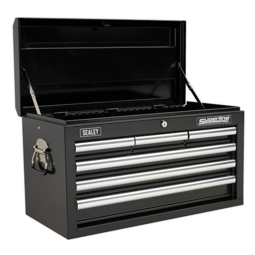 Superline Pro AP33069B Topchest 6 Drawer - Black