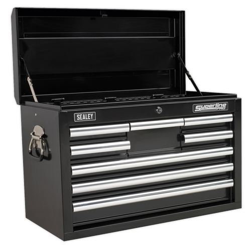 Superline Pro AP33089B Topchest 8 Drawer - Black