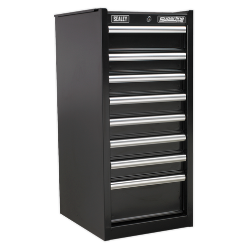 Superline Pro AP33589B Hang-On Chest 8 Drawer - Black
