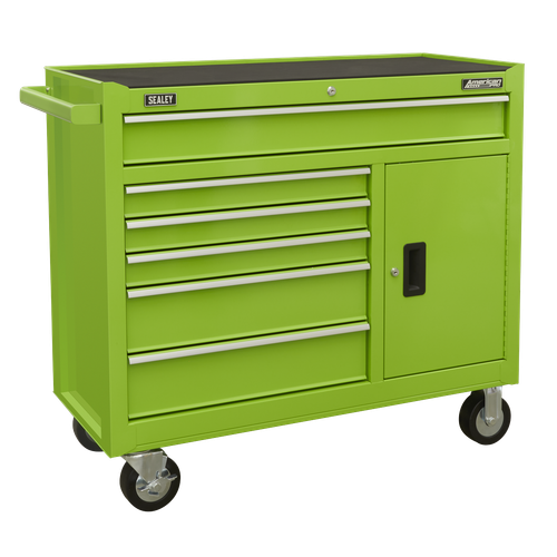 American Pro AP4106HV Rollcab 6 Drawer - Green