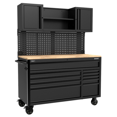 Superline Pro AP5210BE Mobile Workstation 10 Drawer