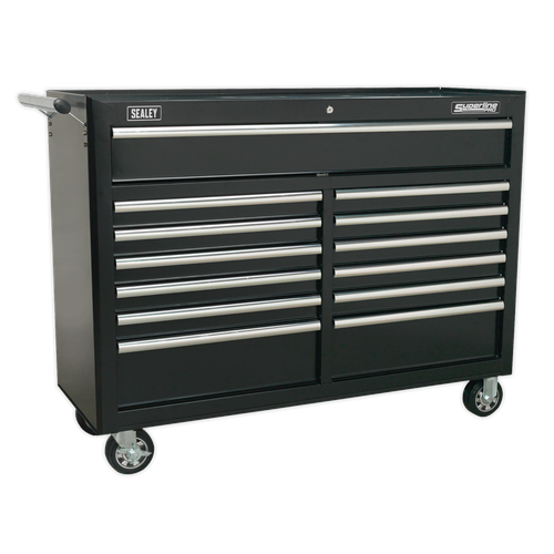 Superline Pro AP5213TB Rollcab 13 Drawer - Black
