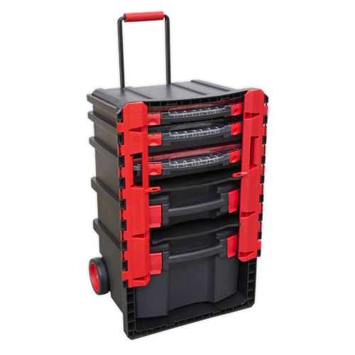 Sealey AP860 Professional Mobile Toolbox with 5 Removable Storage Cases